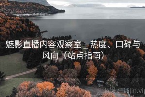 魅影直播内容观察室 _ 热度、口碑与风向(站点指南) 魅影直播内容观察室 _ 热度、口碑与风向(站点指南)