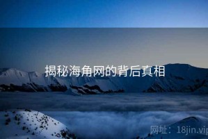 揭秘海角网的背后真相