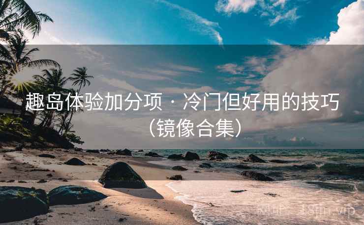 趣岛体验加分项 · 冷门但好用的技巧(镜像合集) 趣岛体验加分项 · 冷门但好用的技巧(镜像合集)